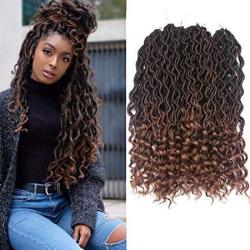 Goddess Dorsanee Faux Locs Crochet Hair Braids Wavy Synthetic Braiding Hair Deep Wave Curly Ends Loc Hair Extension New Style Fa R1278 00 Hair