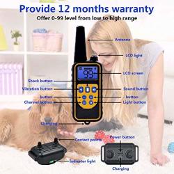 Funshion Dog Shock Collar With Remote For Large Dogs Dog Shock Collar With Remote FTX-0502