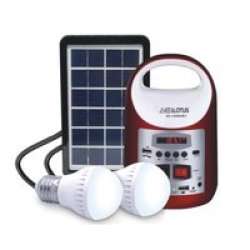 Home 3W Solar Lighting System With Bluetooth Speaker