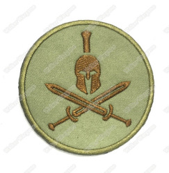 Wg053 Us Army Spartan Unit Patch Us With Velcro - Green Color