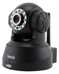 Tenvis JPT3815W-HD Wireless Surveillance Ip network Security Camera Baby Monitor Night Vision Black