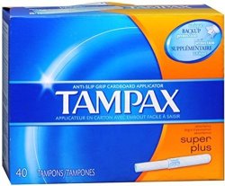 Tampax Tampons Super Plus 40 Each Pack Of 2