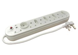 Multiplug - 10 Way 5X16AMP4X5AMP + 1XSCHUKO+ Over