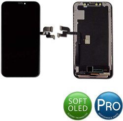 Group Vertical Replacement Screen Oled Touch Digitizer Display Assembly Compatible With Apple Iphone X 5.8" Soft Oled Pro Performance A1865 A1901 A1902