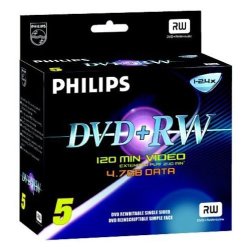 Philips Magnavox 4.7GB 5X Dvd-rw 5-PACK