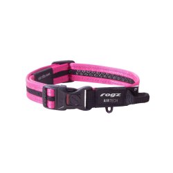 Rogz Dog Airtech Classic Collar Extra Large Sunset Pink
