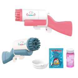 Pink 21 Hole Bubble Gun