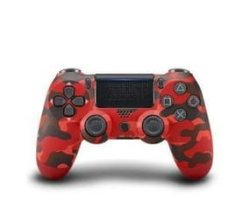 Doubleshock 4 Playstation 4 Wireless Controller: Generic PS4 Red Camo