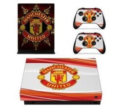 Skin-nit Decal Skin For Xbox One X: Manchester United Red + White