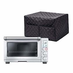 Convection Toaster Oven Cover Smart Oven Dustproof Cover Large Size Cotton Quilted Kitchen Appliance Protector Storage Bag With 2 Accessary Pockets Machine Washable CYFC40