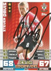 Steven Davies - "match Attax 2015" "signed" Card