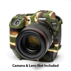 Pro Silicon Camera Case For Mirrorless Canon R3 - Camouflage - ECCR3C