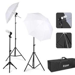 ESDDI Photography Umbrella Lighting Kit 600W 5500K Portable Continuous Day Light Photo Portrait Studio Video Equipment