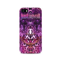 Puro Just Cavalli Leopard Peacock Mobile Phone Case 10.2 Cm 4" Pink - Mobile Phone Cases Case Apple Iphone 5 5S 10.2 Cm 4" Pink