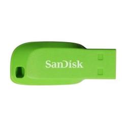 SanDisk Cruzer Blade 16GB USB2.0 Electric Green Flash Drive