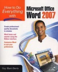 How to Do Everything with Microsoft Office Word 2007