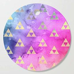 SOCIETY6 Wooden Cutting Board Round Royal Realm By Enthousiasme