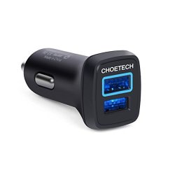 Car Charger Choetech 30w Dual Usb Charger With Quick Charge 2.0 For Samsung Galaxy S7 S7 Edge S6 S6 Edge Iphone 7 6s