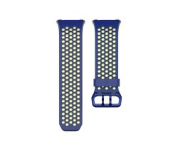 Fitbit Ionic - Sports Band - Blue yellow - Large