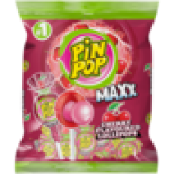 Maxx Cherry Flavoured Lollipops 8 Pack