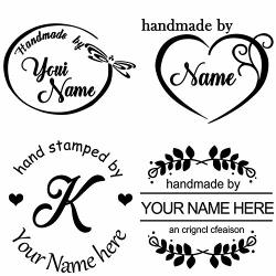 Custom Stamp Wedding,Personalized Stamps Self Inking,1-5/8 Diameter,Round  Stamp for Wedding, Housewarming, Invitation or Family