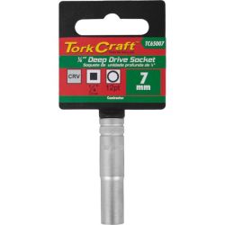 Tork Craft - Socket 7MM 1 4 Dr Deep Socket Crv 12 Point - 5 Pack