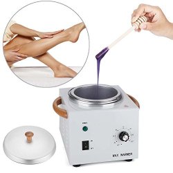 Depilatory Wax Electric Heated Machine 150W Portable Single Pot Melt Waxing Heater Salon Spa Hair Removal Tool For Feet & Hands & Facial