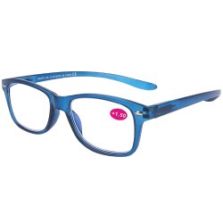 Reading Glasses Magnet With Pouch Matt Blue 1.50
