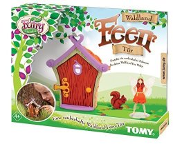 My Fairy Garden Tomy The Woodland Fairies Door - Outdoor Toy With Fairy Figure For Children From 4 Years - Outdoor Playing & Interaction With Nature
