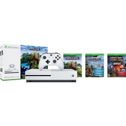 Microsoft Xbox One S 500GB Console - Minecraft Complete Adventure Bundle