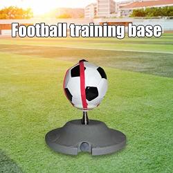 Whewer Football Training Base Water Filling Soccer Trainer Indoor Outdoor Football Speed Training Equipment Football Ball Training Tool 36.5X9CM