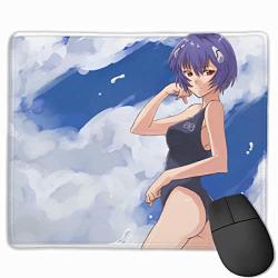 Rzjmru Custom Rei Ayanami Mouse Pad Gaming Laptop & PC Mouse Mat 3MM Thick