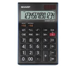 Sharp EL-145T 14 Digit Tax Desk Calculator - Black