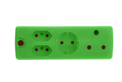 1X16AMP+1XSKO+2X5 3PIN Adaptor - Green