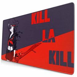 JUDEWALSH Kill La Kill Mouse Pad Large Mousepad 29.53 X 15.75 Inch Computer Mat 