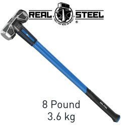 Real Steel Hammer Sledge Cross Strike 3.5KG 8LB Graph. Handle 900MM Real Steel RSH0531