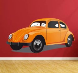 Volkswagen Beetle Wall Sticker
