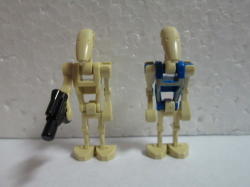 Battle Droid With Blaster Gun + Pilot Droid - Lego Star Wars Minifigures