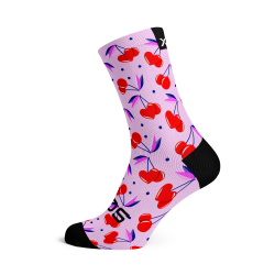Pink Cherries Socks - Small