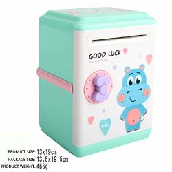 Wenasi Novelty Piggy Bank MINI Electronic Cash Coin Bank Auto Scroll Paper Money Safe Money Box Toy Gift For Kids