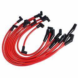Jdmspeed New Red 10.5MM Racing Spark Plug Wires Set For Ford 5.0L 5.8L Sb Sbf 302