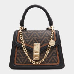 Women&apos S Brown Multi Top Handle Bag