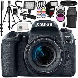 Canon Eos 77D Dslr Camera With 18-55MM Lens 17PC Accessory Bundle ??