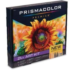 Prismacolor Premier Art Kit Colored Pencils Watercolor Pencils Blender Pencil Dual-ended Art Markers MINI Sharpener 21 Pieces