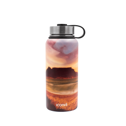 Table Mountain Golden Views Stainless Steel Hot And Cold Flask - Stainless Steel Lid - 540ML