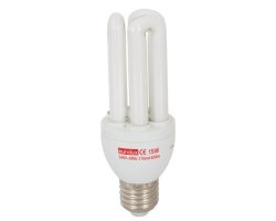 Eurolux Lamp Cfl 15W 3U E27 White