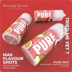 Pure Red Max Nic Salt Flavour Shot 30ML