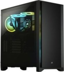 Corsair 4000D Tempered Glass Mid-tower Atx PC Case - Black