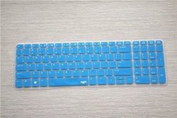 Leze Ultra Thin Transparent Keyboard Protector Cover Skin For Hp Probook 450 G1 G2 Probook 650 G2 Laptop - Semi Blue