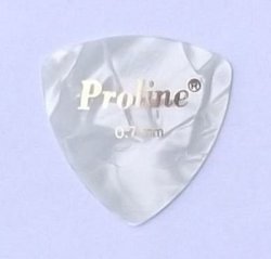 Proline Guitar Picks White Pearl Medium - 0.7mm